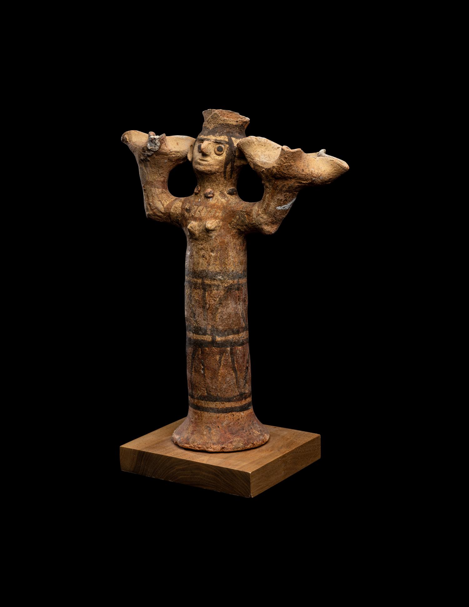 A Canaanite Pottery Figure