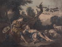 A Set of Three French Color Engravings Largest 13 x 17 1/4 inches. — LATE 19TH CENTURY