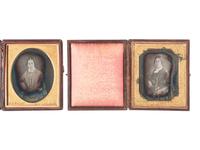 [EARLY PHOTOGRAPHY]. A group of 15 sixth plate daguerreotypes by New York and Boston daguerreotypists, incl. ANSON, CHASE, and PLUMBE.