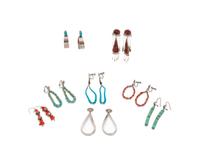 Group of Southwestern Earrings