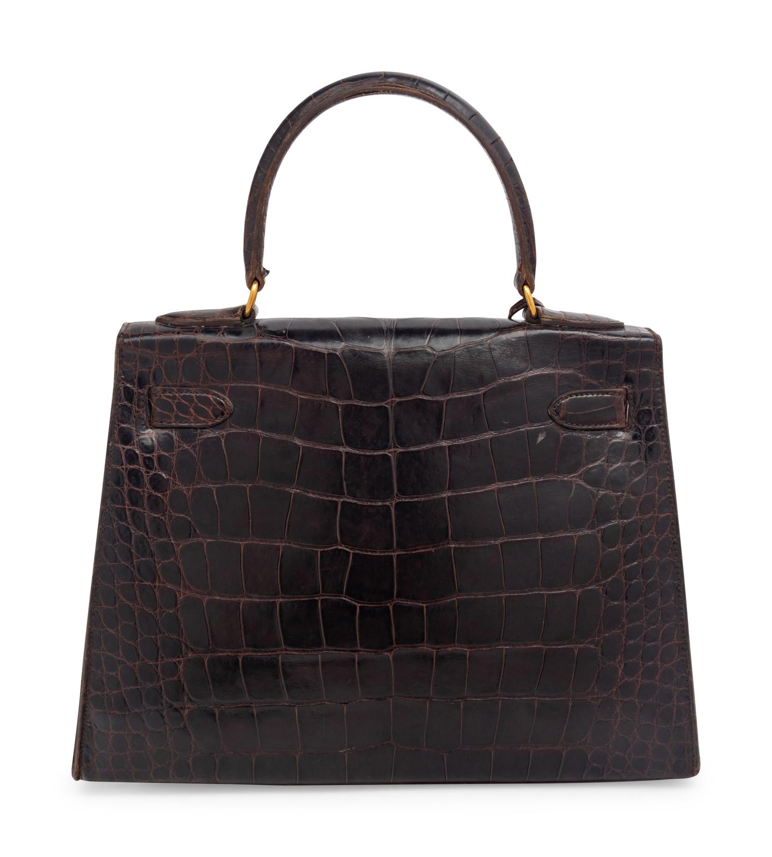 HERMÈS, CROCODILE KELLY 28