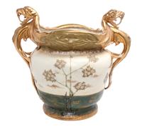An Amphora Jardiniere Height 13 inches.