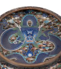 10 Chinese Cloisonné Enameled Brush Washers