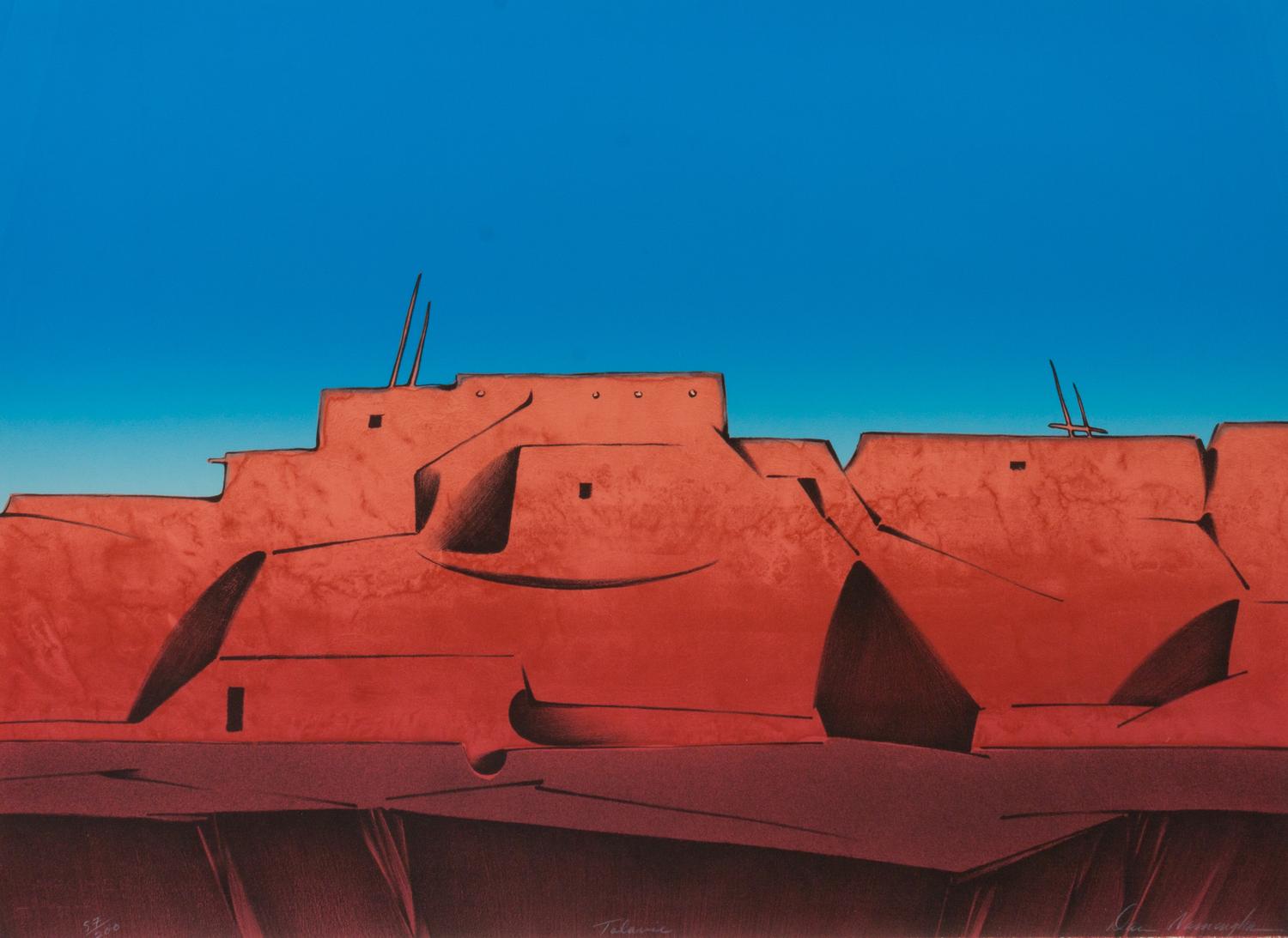 Pair of Two Hopi Mesas
