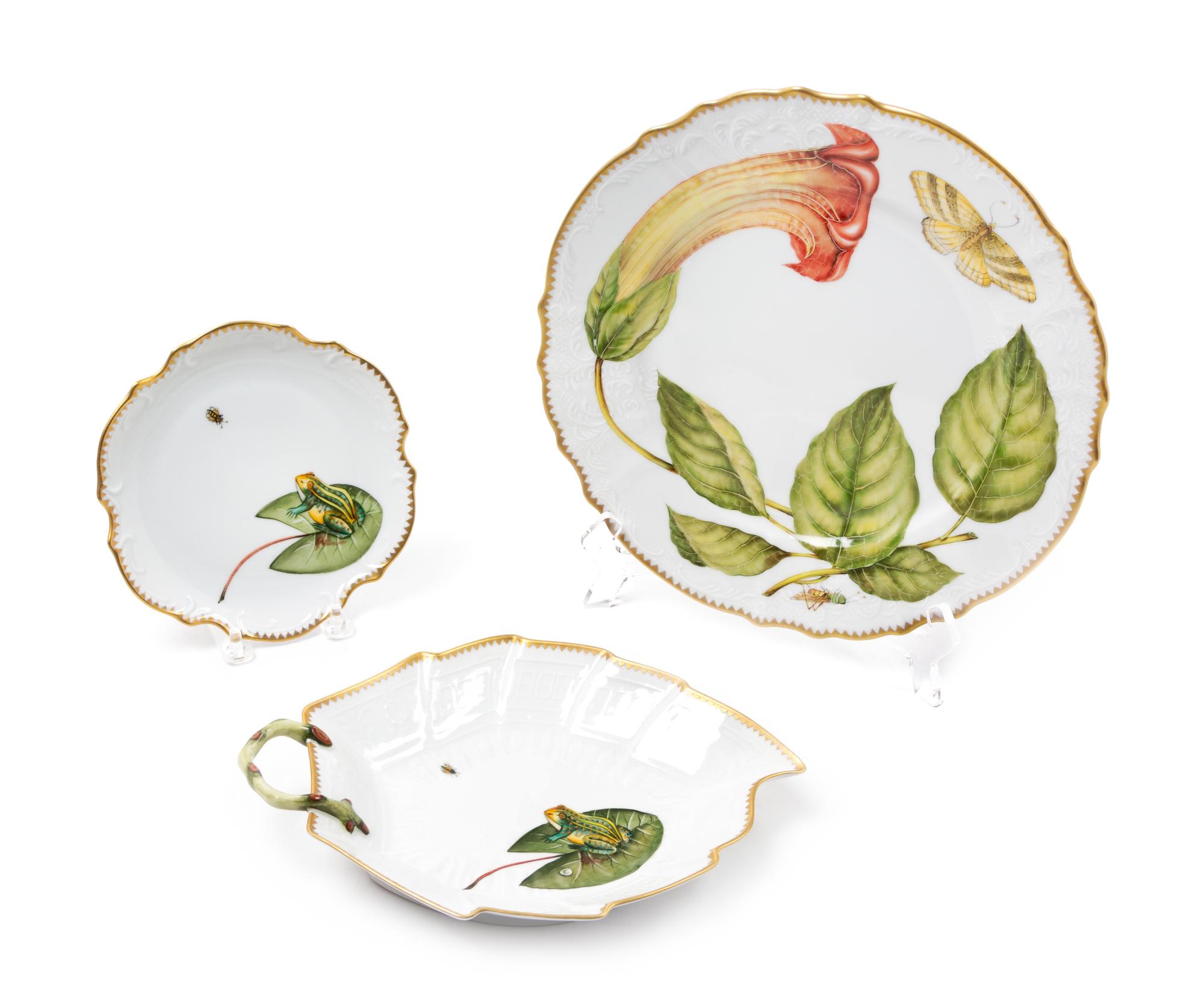 A Miscellaneous Group of Porcelain Articles Diameter of first 10 1/4 inches. — 20TH CENTURY