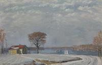 Francis Speight (American, 1896–1989) - Winter Landscape