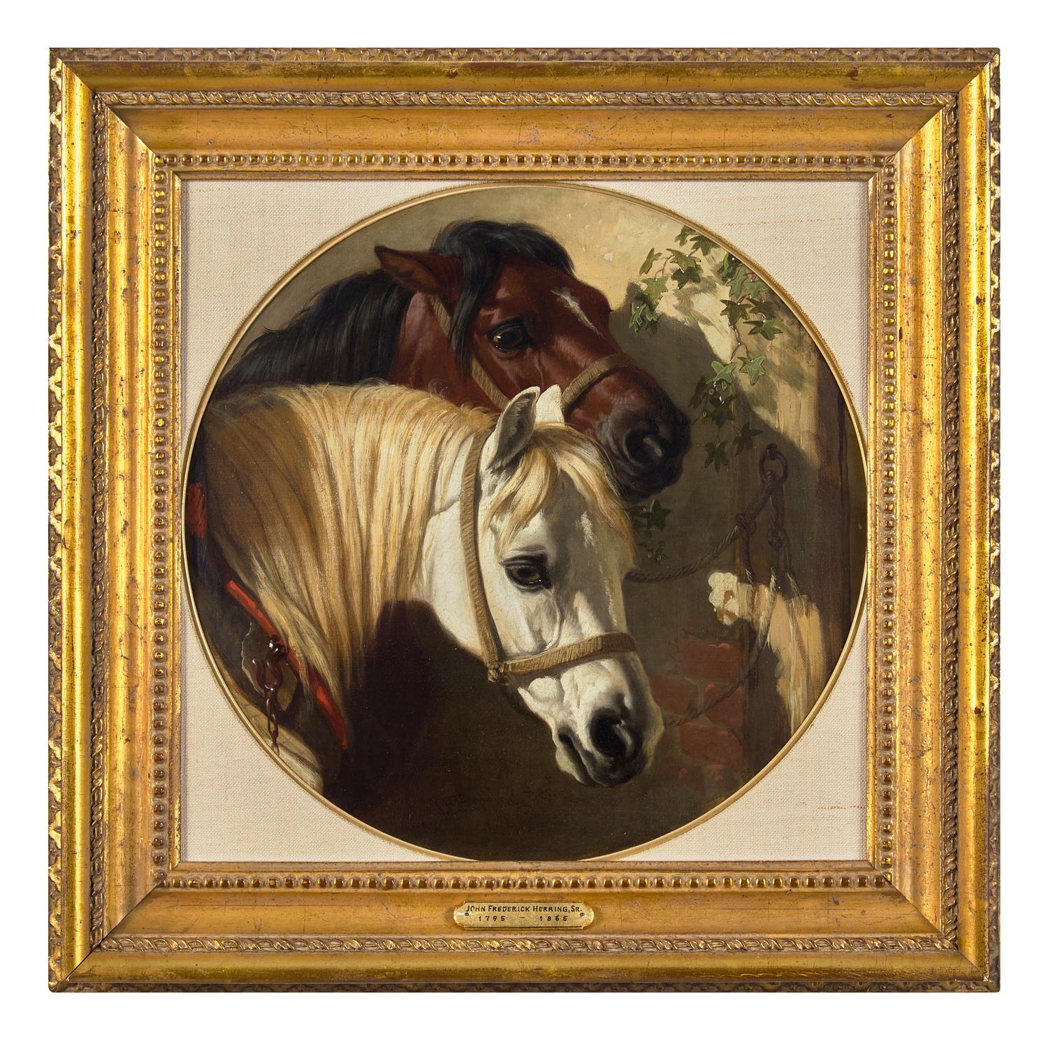 Horses in Profile , 1848