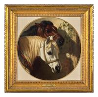 Horses in Profile , 1848