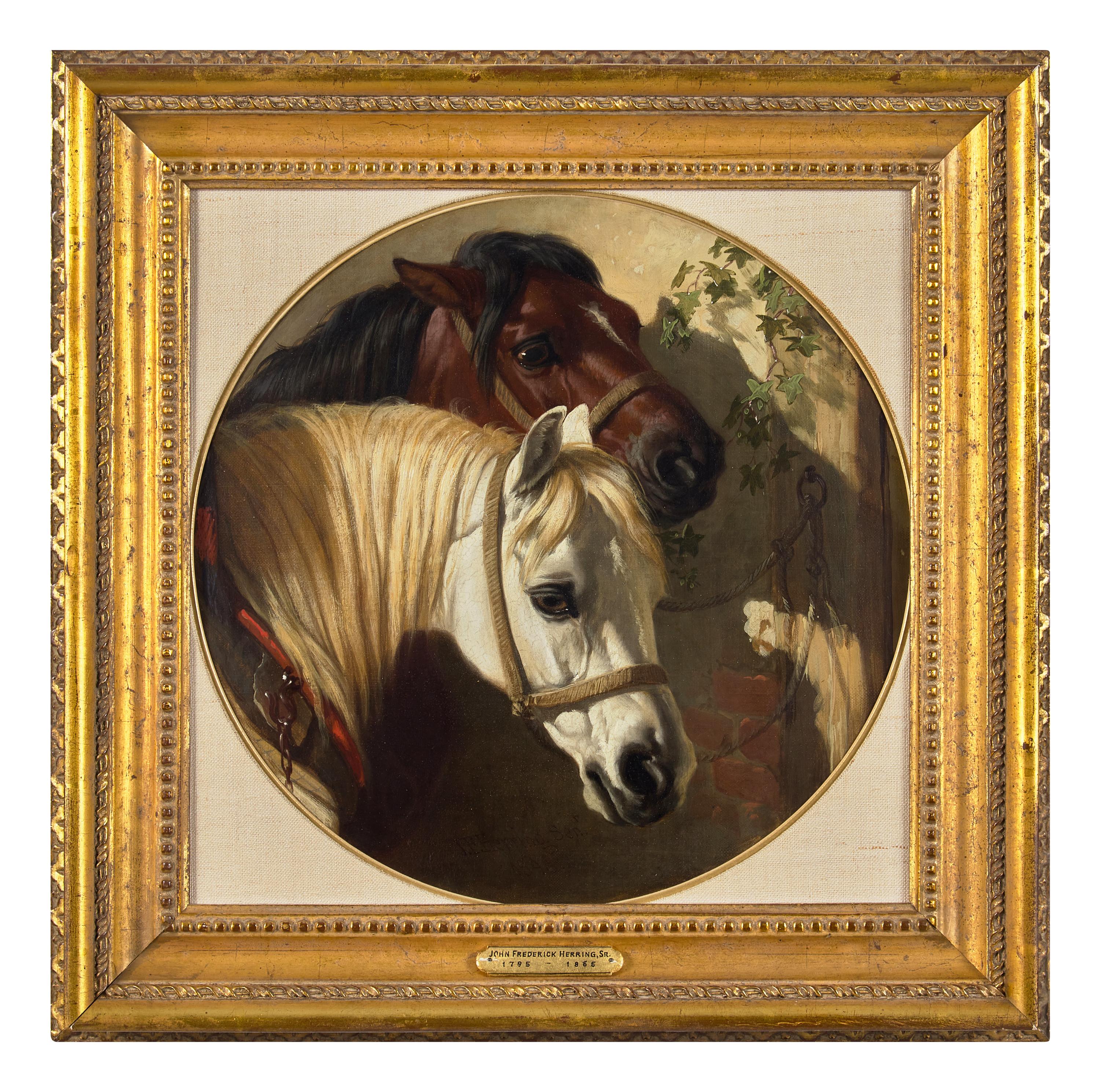 Horses in Profile , 1848