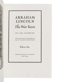 [LINCOLN] -- SANDBURG, Carl (1878-1967). Abraham Lincoln: The War Years . New York: Harcourt, Brace & Company, 1939.