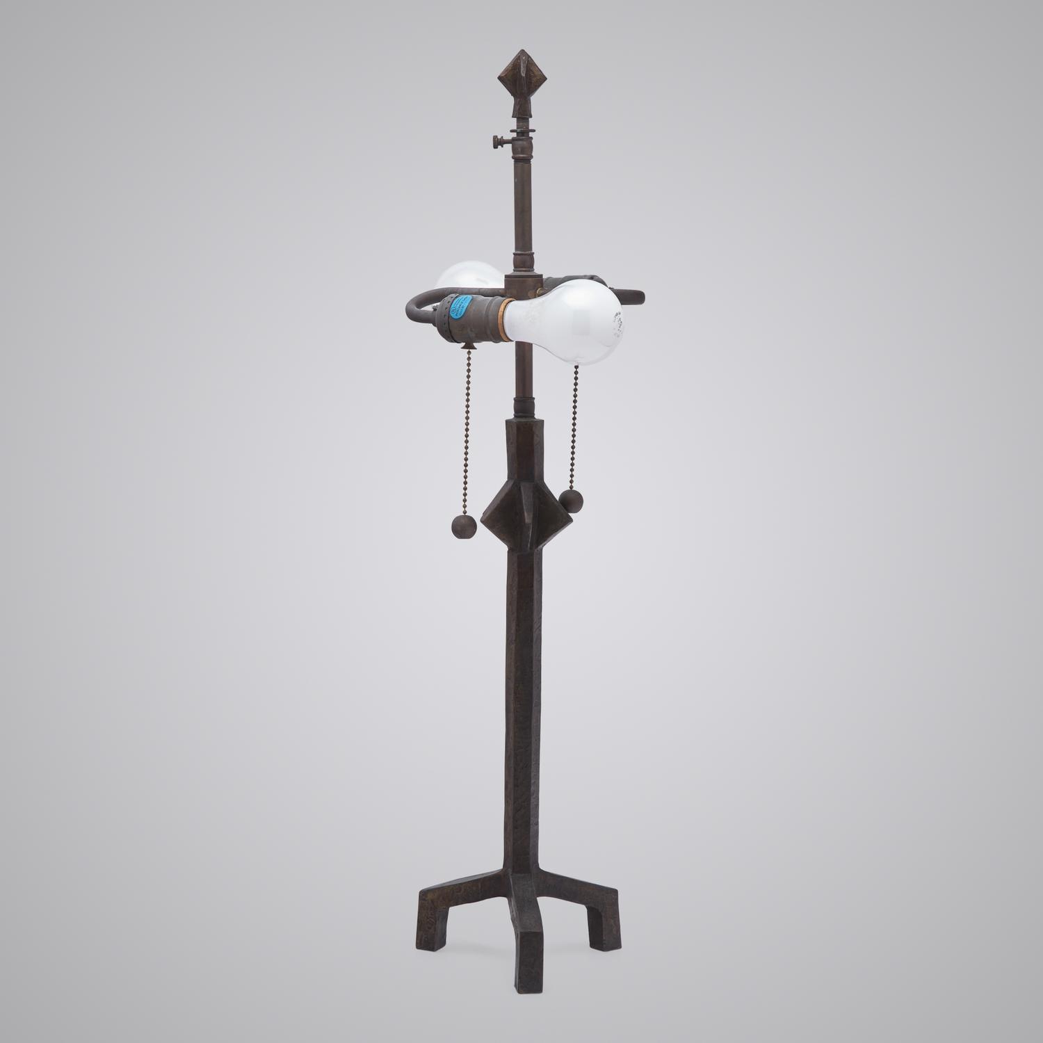 Table lamp by Excalibur Bronze Sculpture Foundry, NY, c. 1970