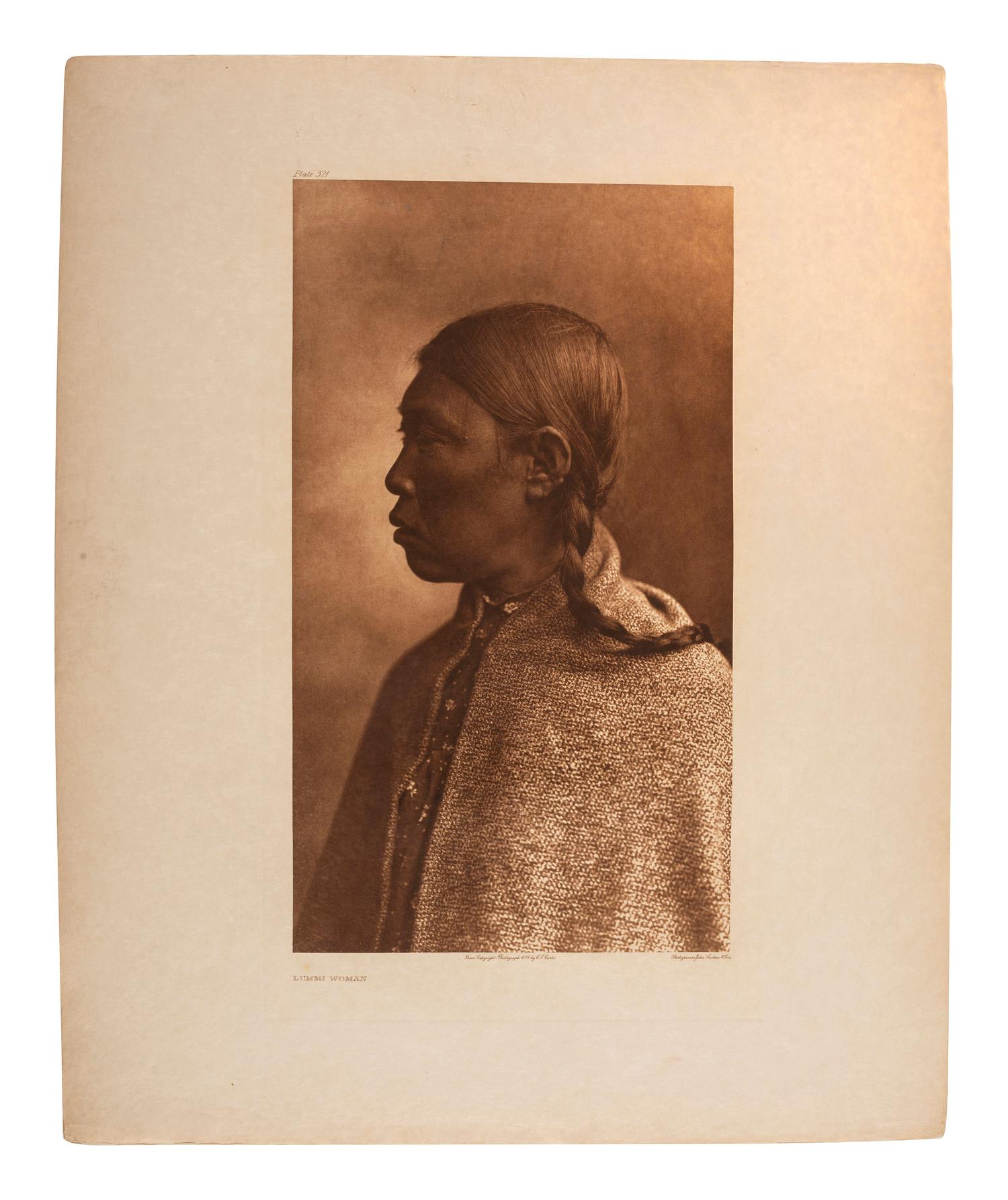 CURTIS, Edward (1868-1952). A group of 18 photogravure portraits.