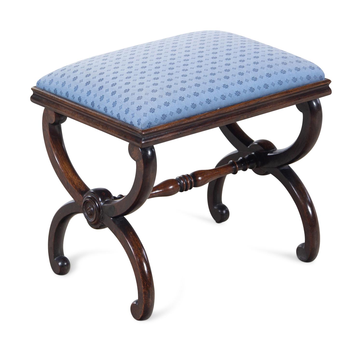 A Regency Mahogany Stool