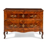 A Continental Parquetry Chest of Drawers