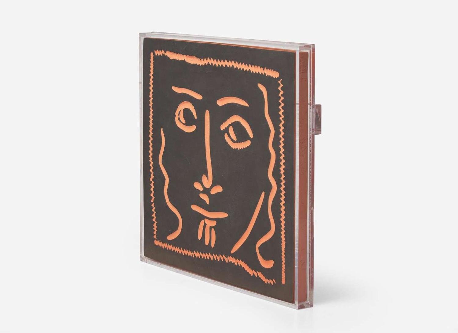 Pablo Picasso (Spanish, 1891-1973) -Visage aux Cheveux Bouclés