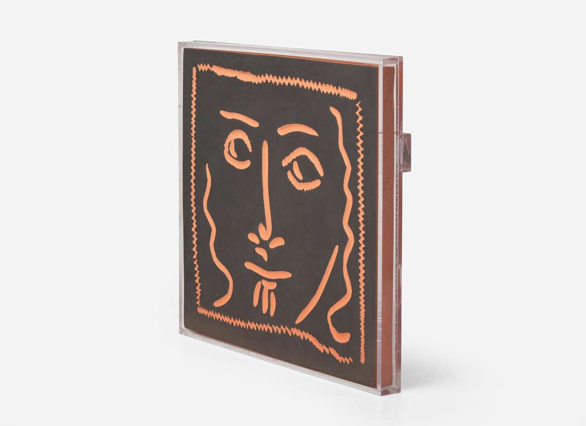 Pablo Picasso (Spanish, 1891-1973) -Visage aux Cheveux Bouclés