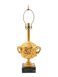 A Neoclassical Gilt Bronze Covered Urn