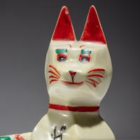 Louis Wain (English, 1860–1939) — Lucky Egyptian Cat Vase , designed 1915, c. 1930