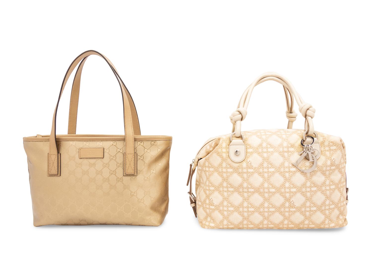 Christian Dior and Gucci Bag