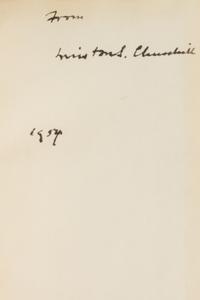 CHURCHILL, WINSTON. The Second World War. London, 1948-1954. Signed [with] A History of the English-Speaking Peoples. L, 1956-58. [10vs