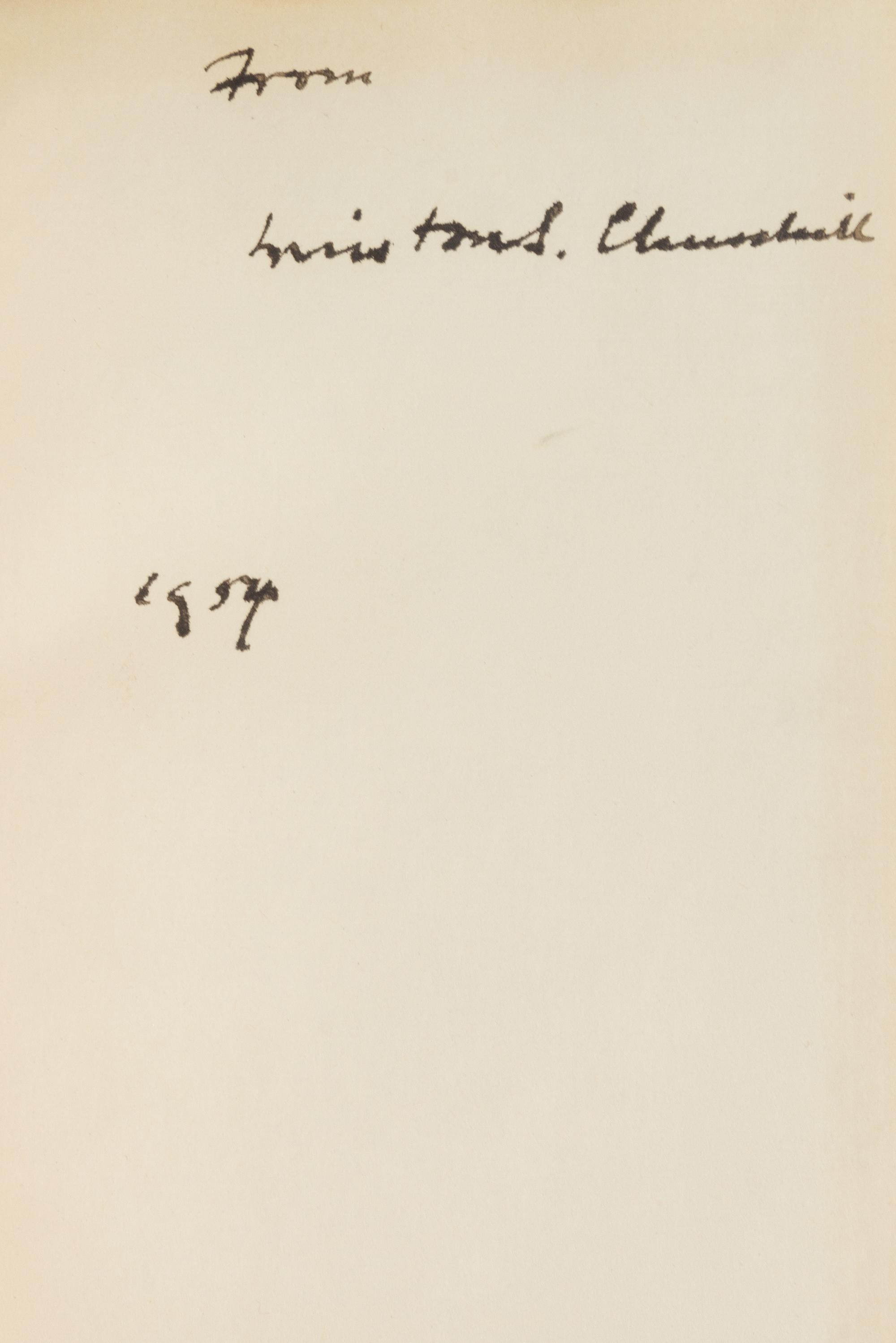 CHURCHILL, WINSTON. The Second World War. London, 1948-1954. Signed [with] A History of the English-Speaking Peoples. L, 1956-58. [10vs
