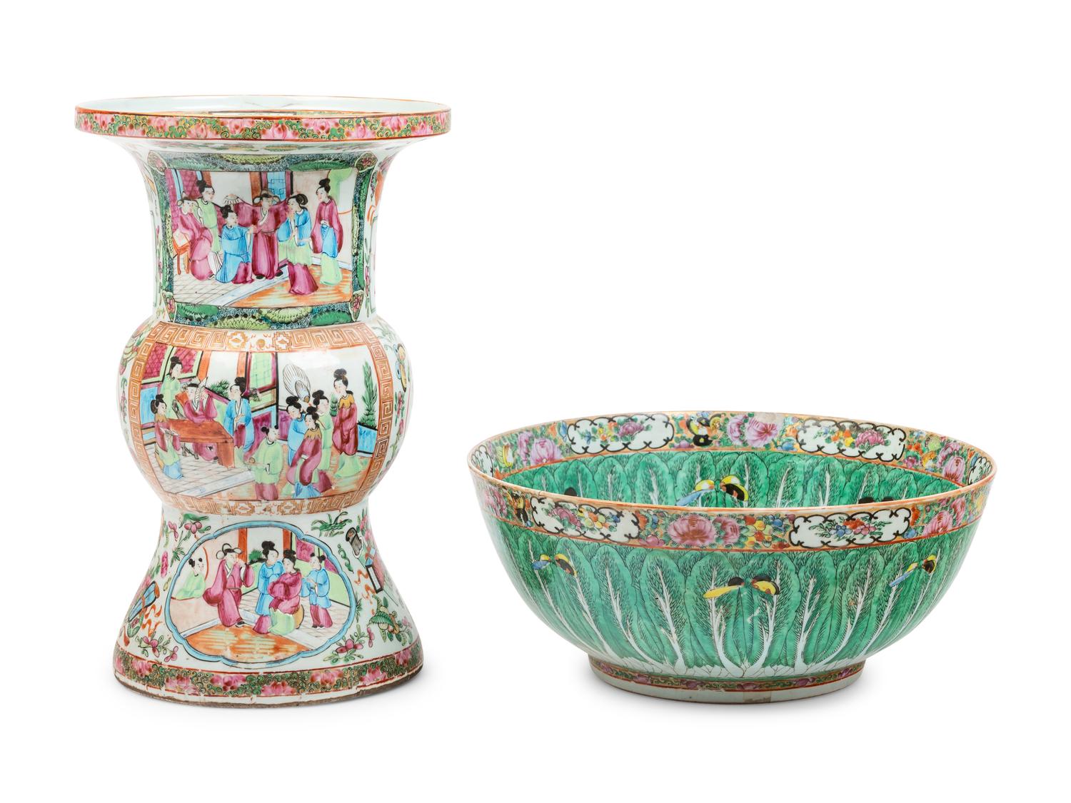 Two Chinese Export Porcelain Wares