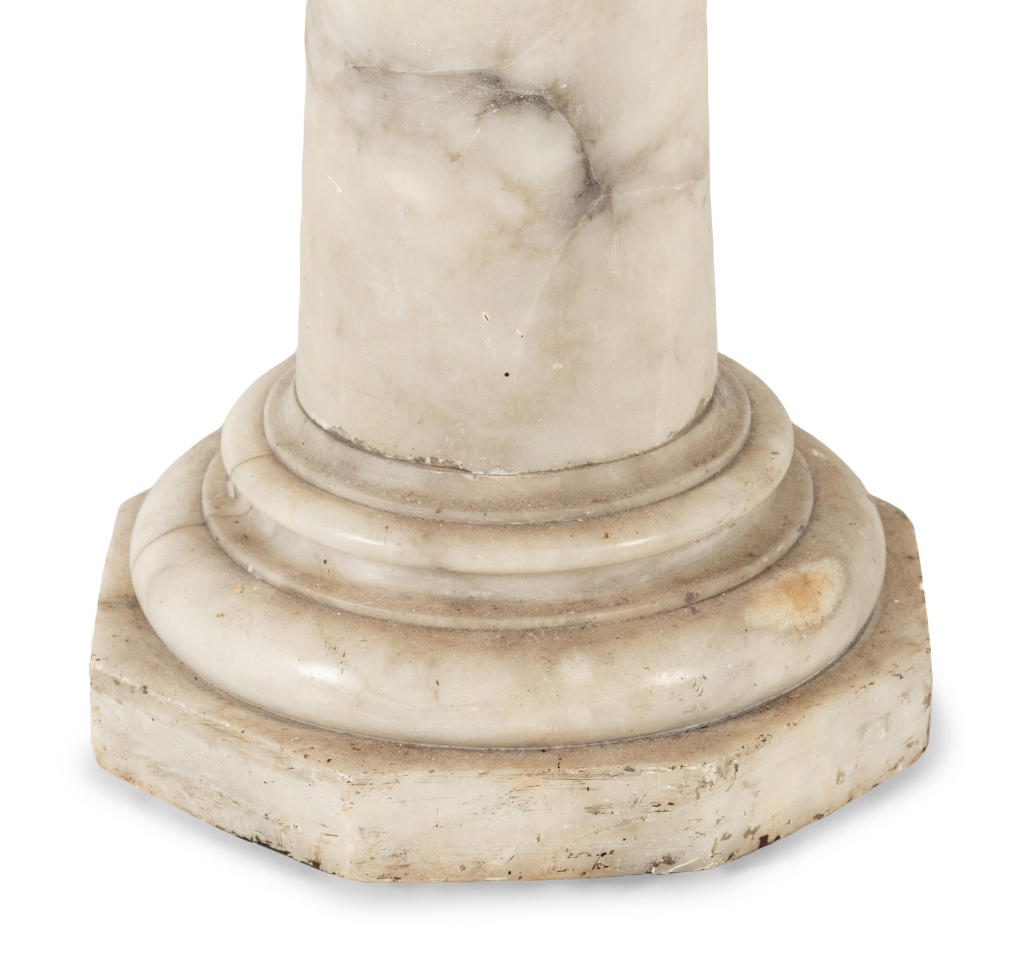 A Continental Marble Pedestal