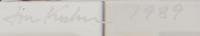 Small Shimmering Column, 1989