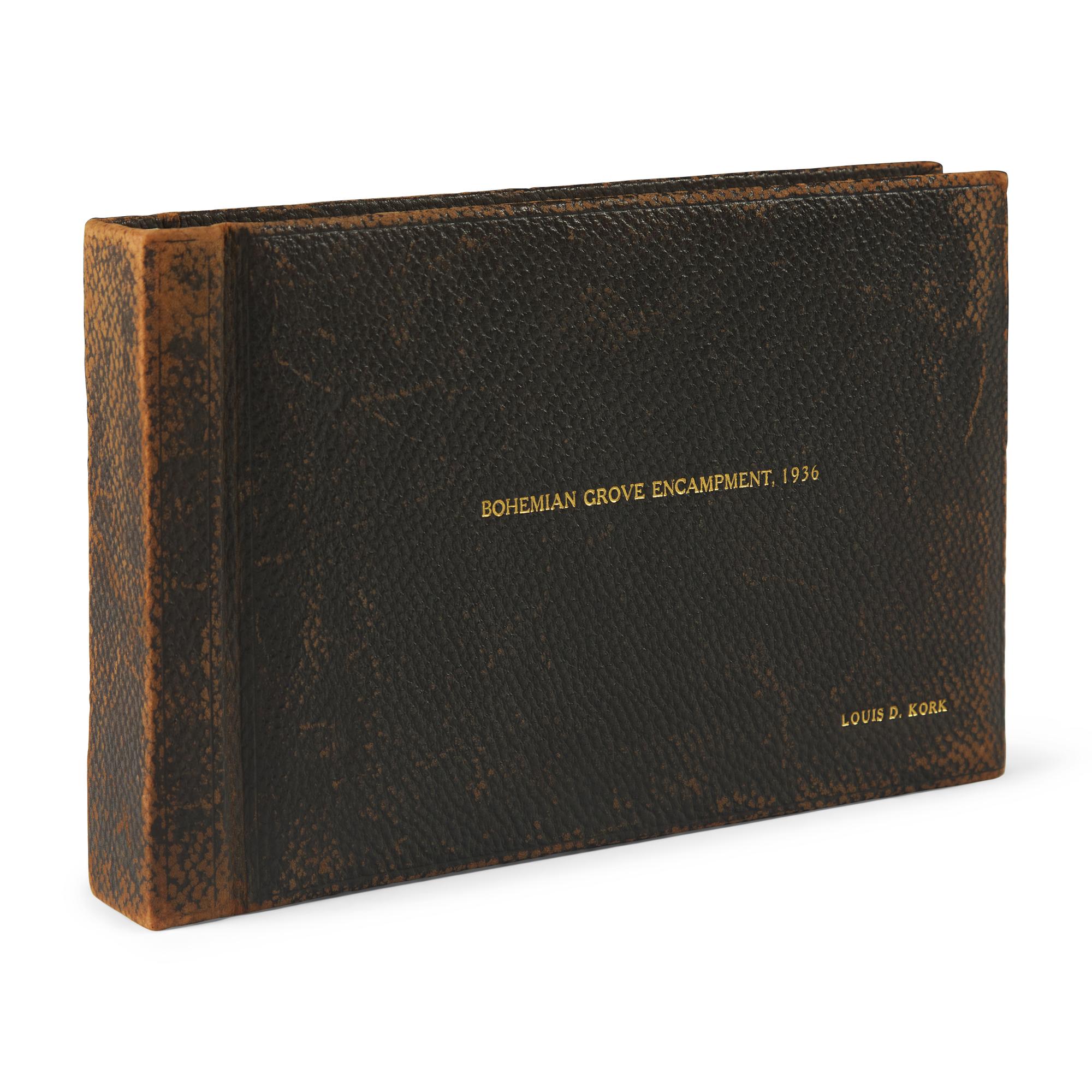 [Americana] Photograph Album of the Bohemian Grove Encampment, 1936, and Other Ephemera