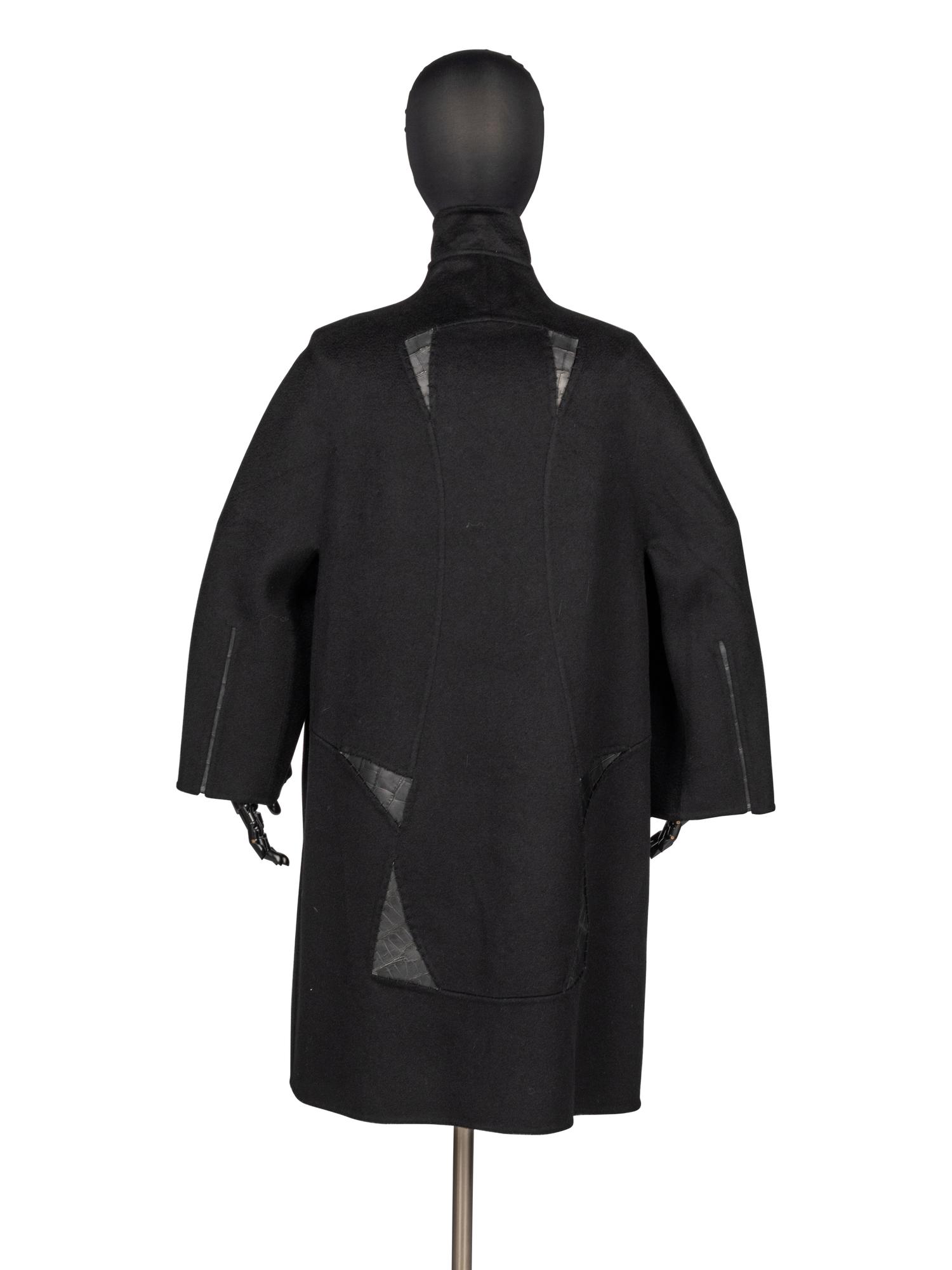 Ralph Rucci, Cashmere and Alligator Skin Coat