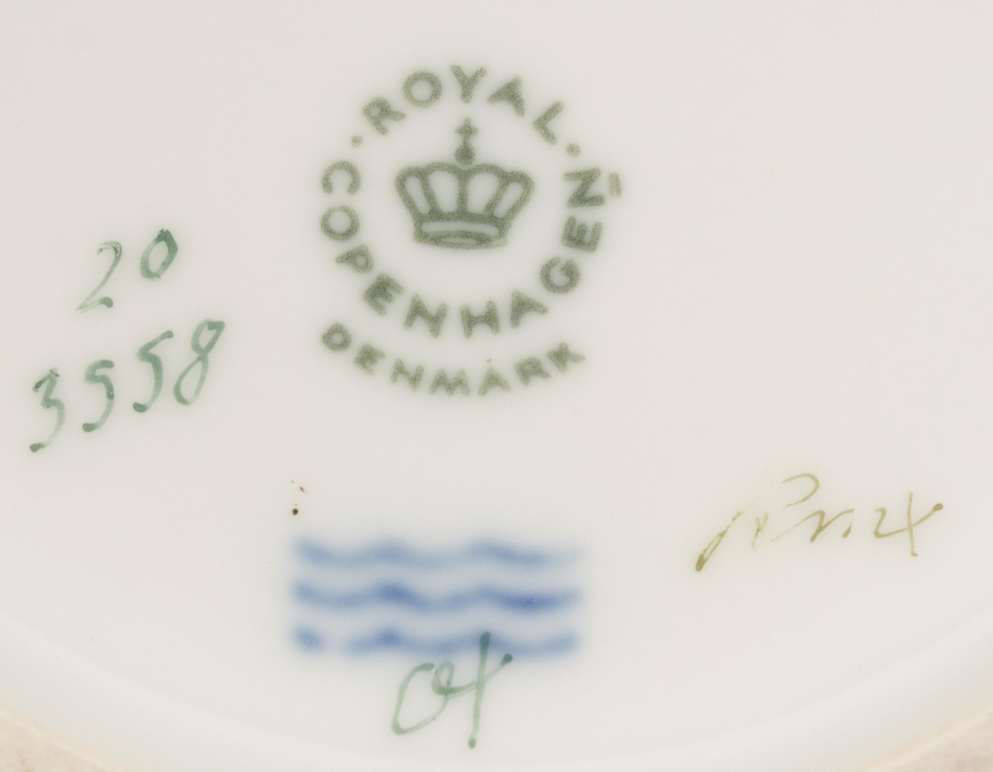 A Royal Copenhagen Flora Danica Porcelain Covered Tureen