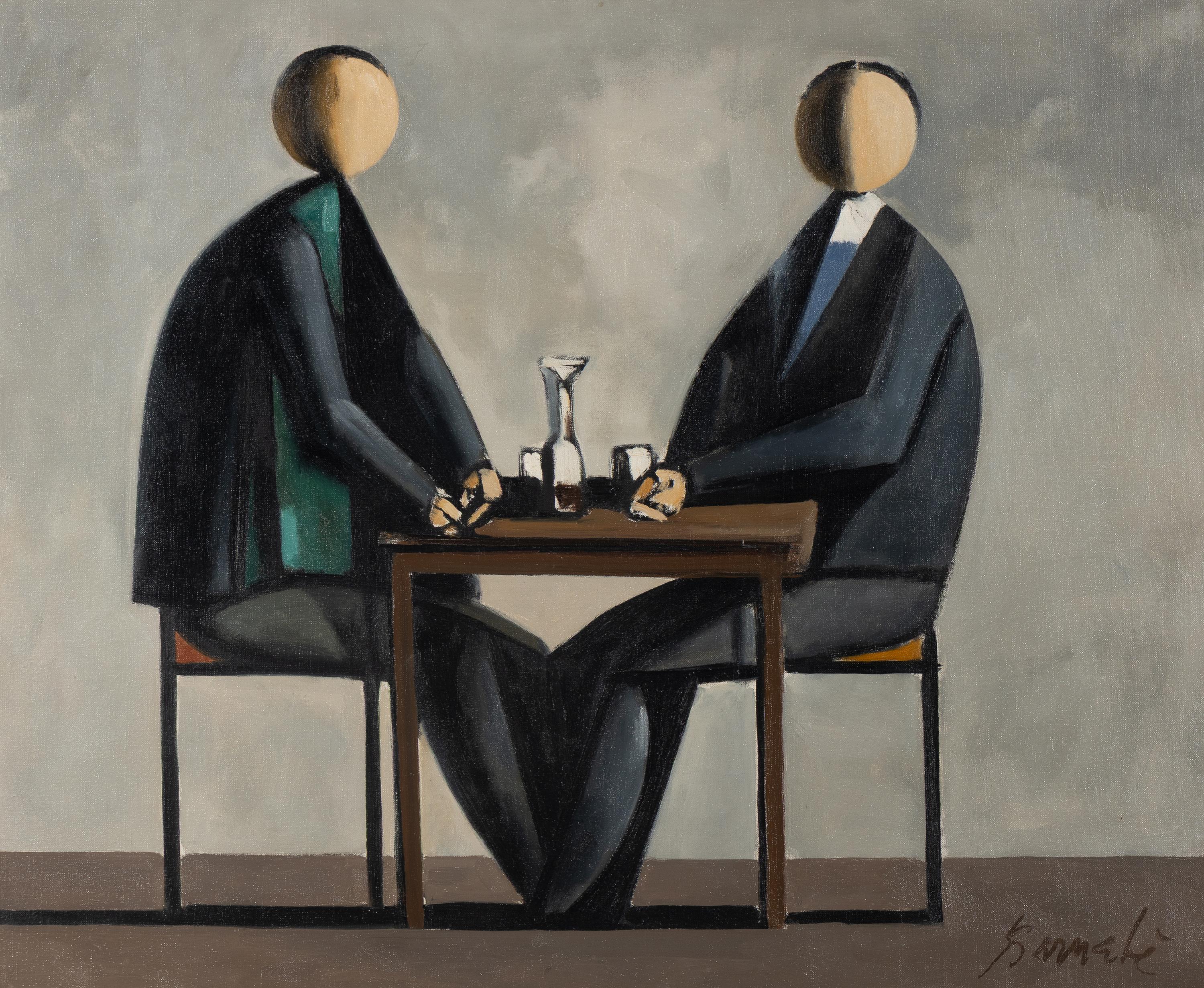 Duilio (Dubè) Barnabé (Italian, 1914-1961) — The Drinkers , 1958
