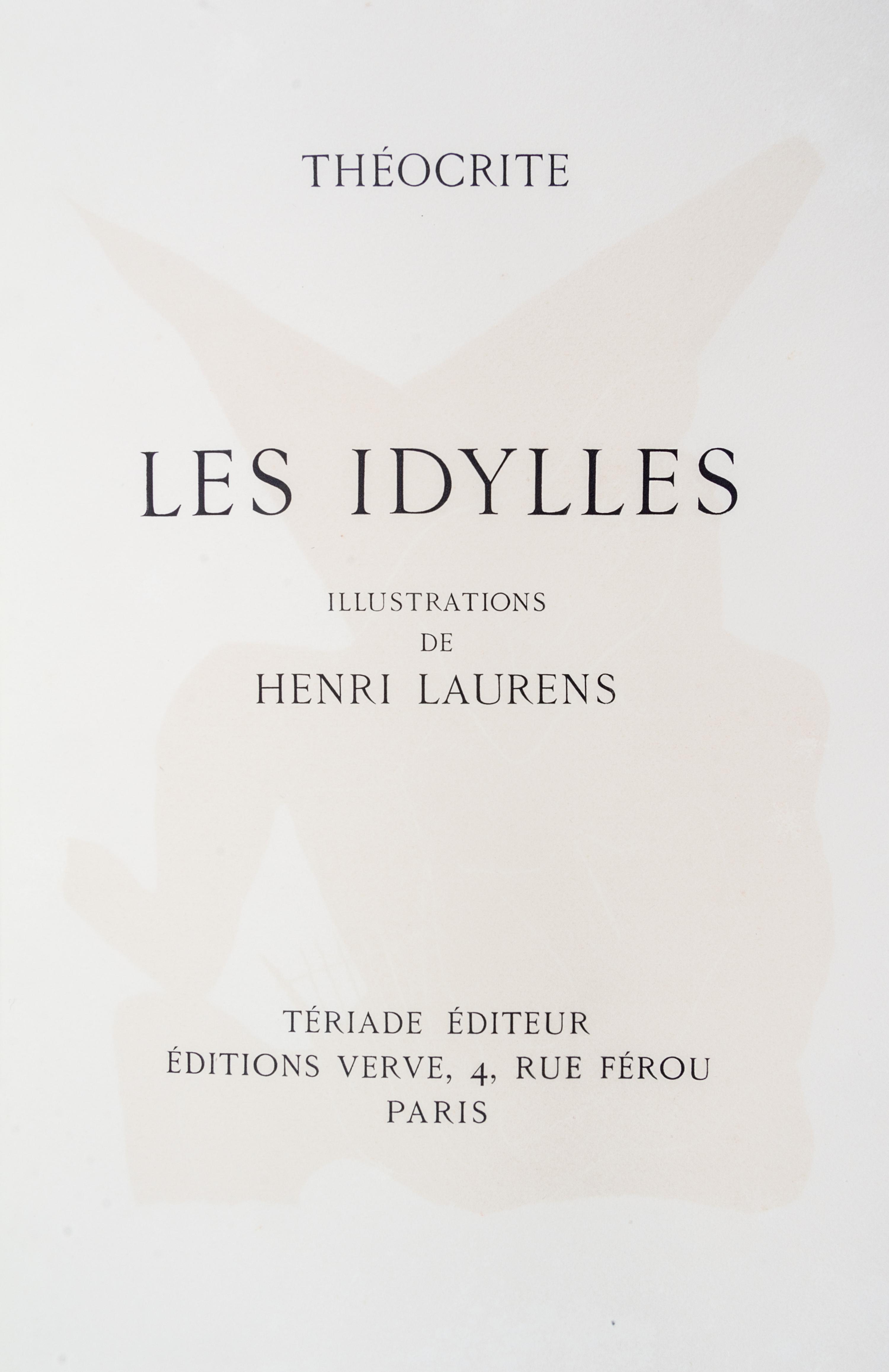 (LAURENS, HENRY) THEOCRITES. Les Idylles. Paris, 1945. Limited, signed.