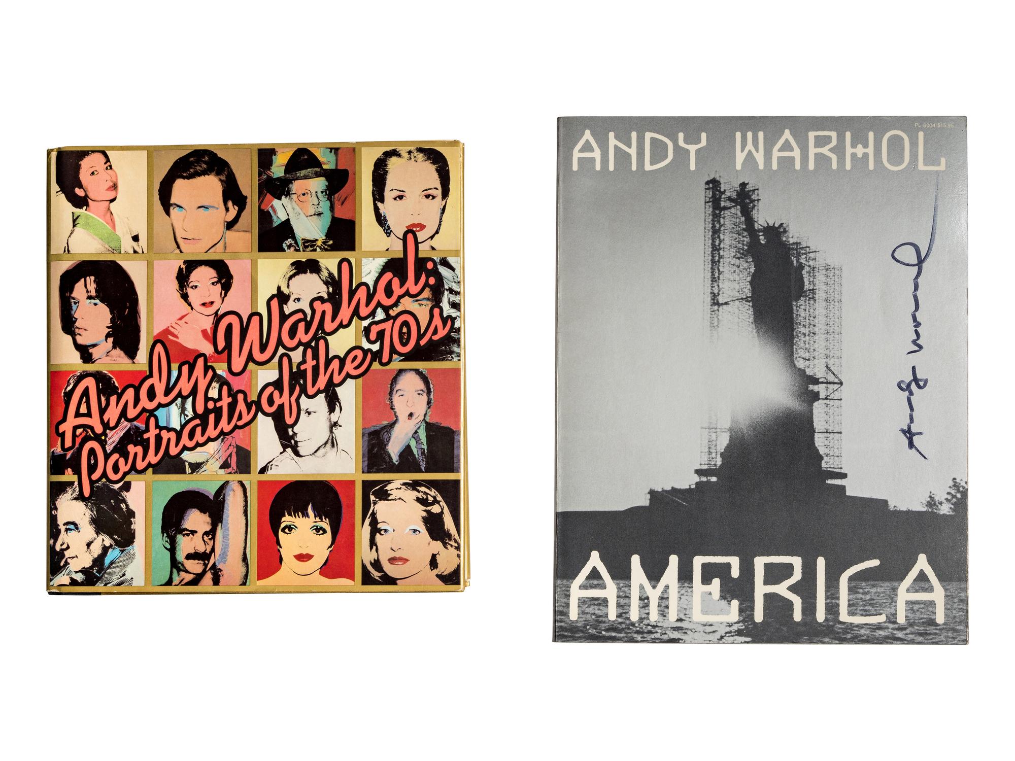 [ARTISTS BOOKS]. WARHOL, Andy (1928-1987). America . New York: Harper & Row, Publishers, 1985.