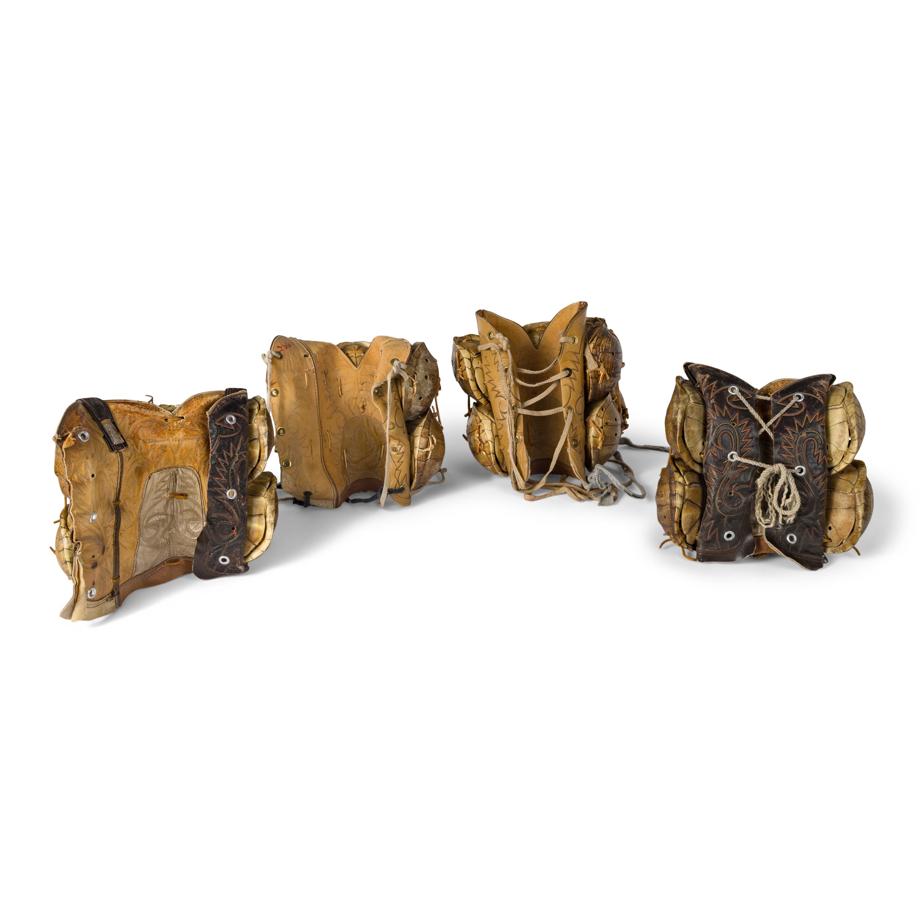 Creek Shell Dance Garters, Made by Mrs. Sands