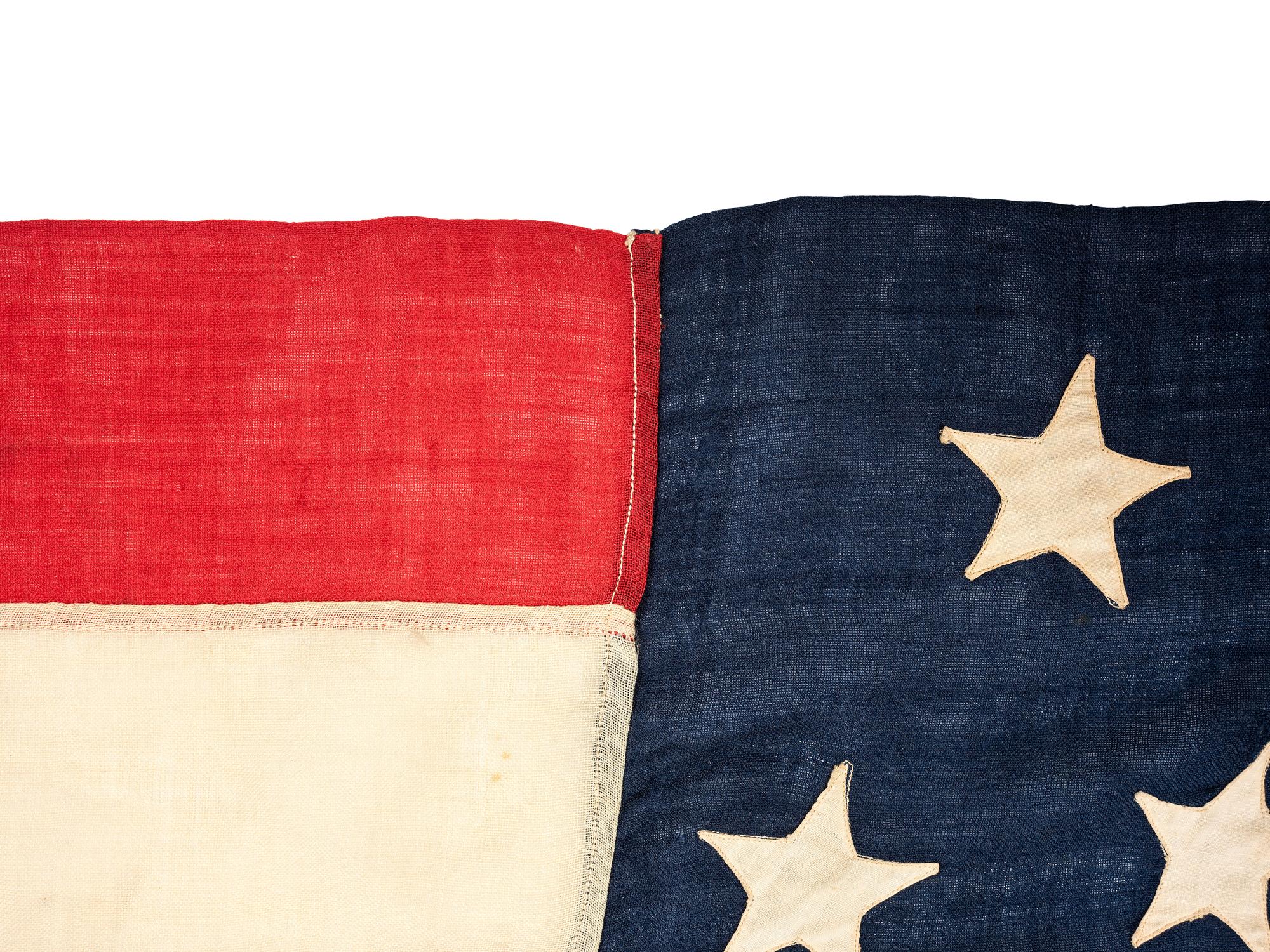 [FLAGS]. A group of 2 American flags, incl. 45-star and 48-star examples. Late 19th-early 20th century.