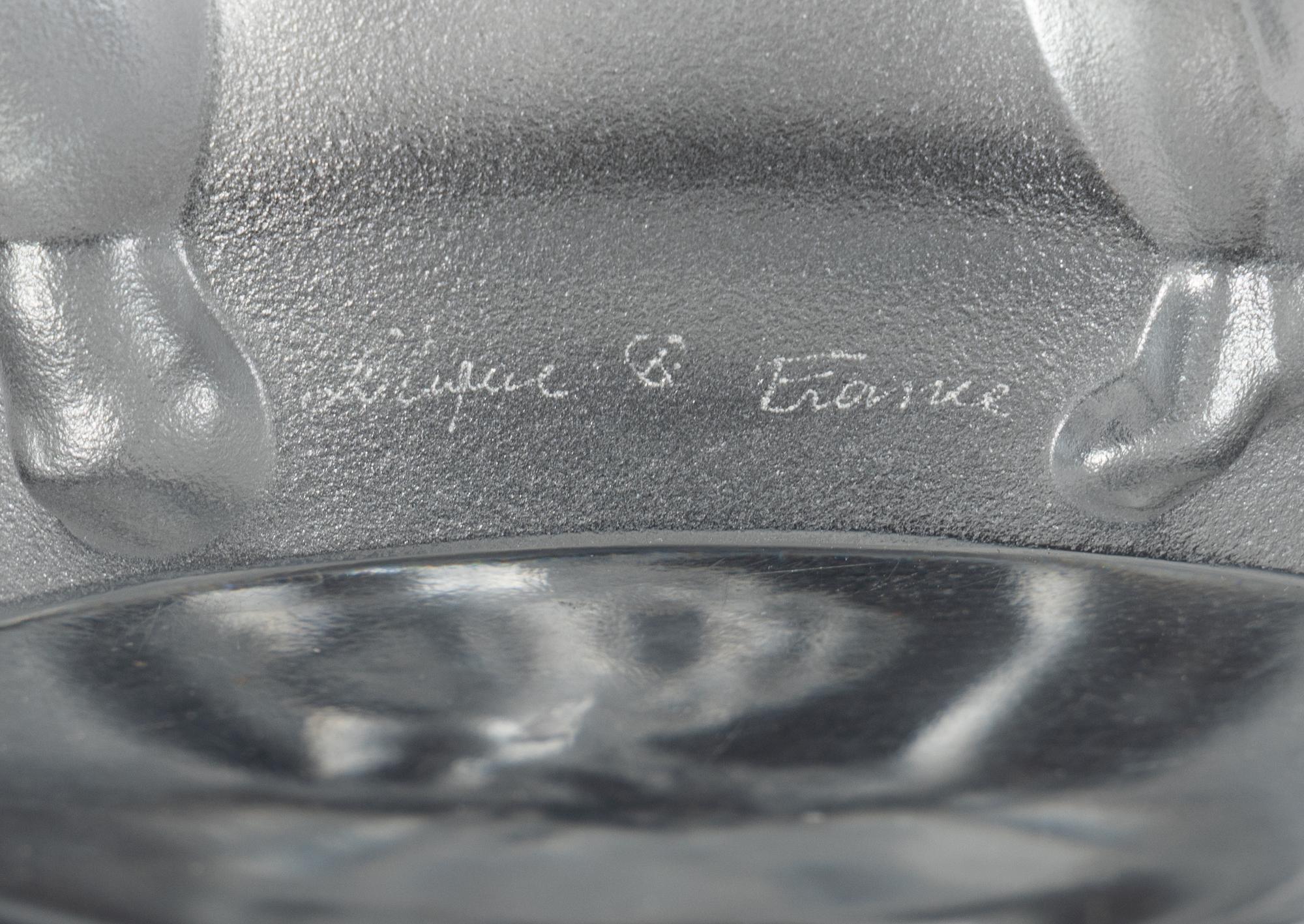 A Lalique Luxembourg Bowl