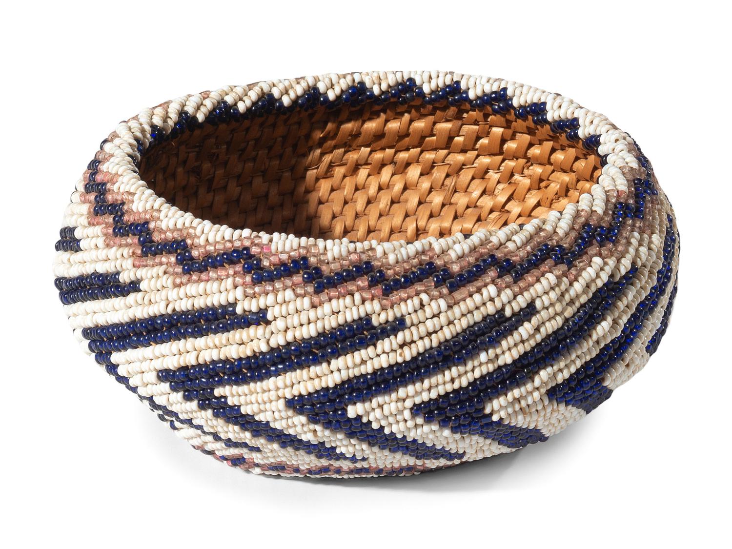 Paiute Beaded Basket