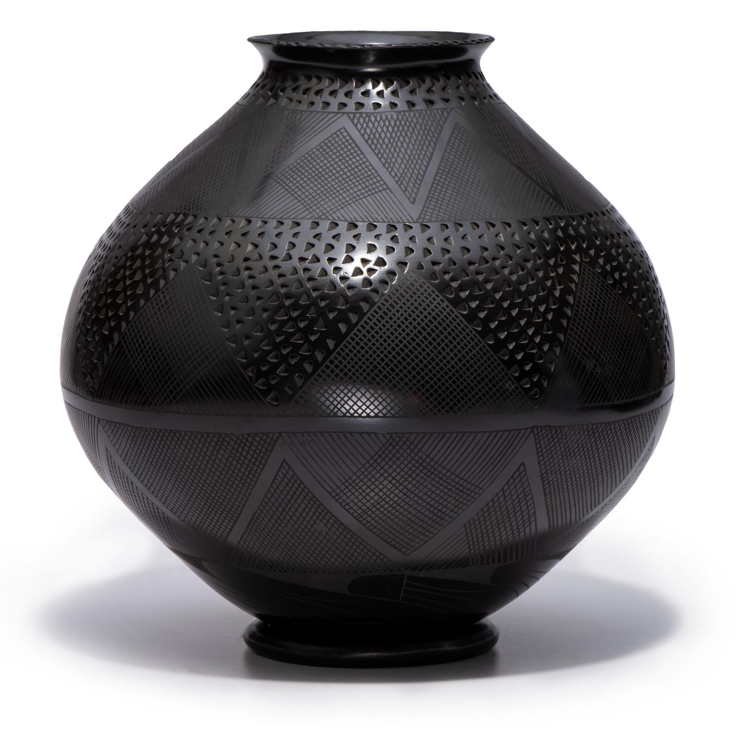 Blackware Pottery Jar