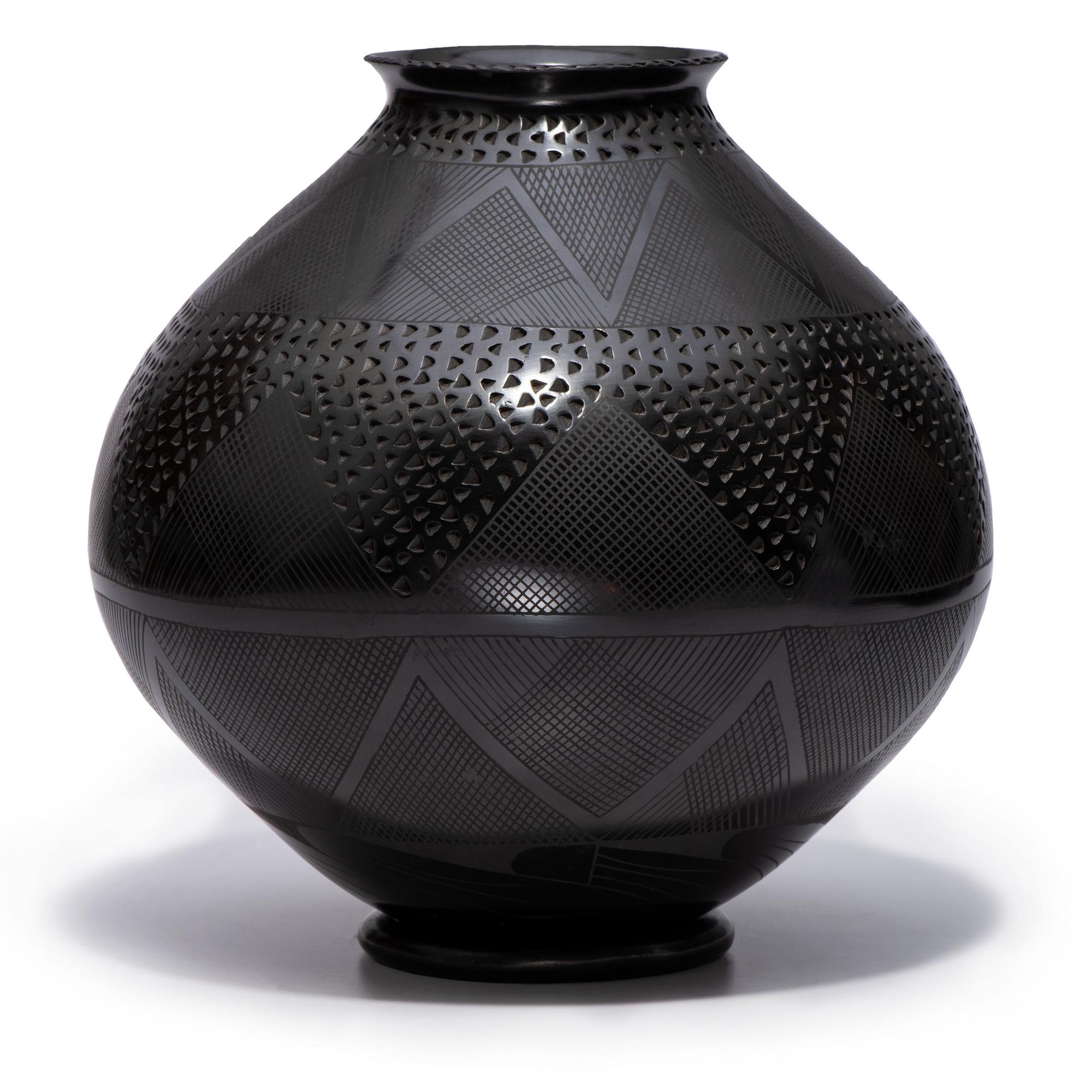 Blackware Pottery Jar
