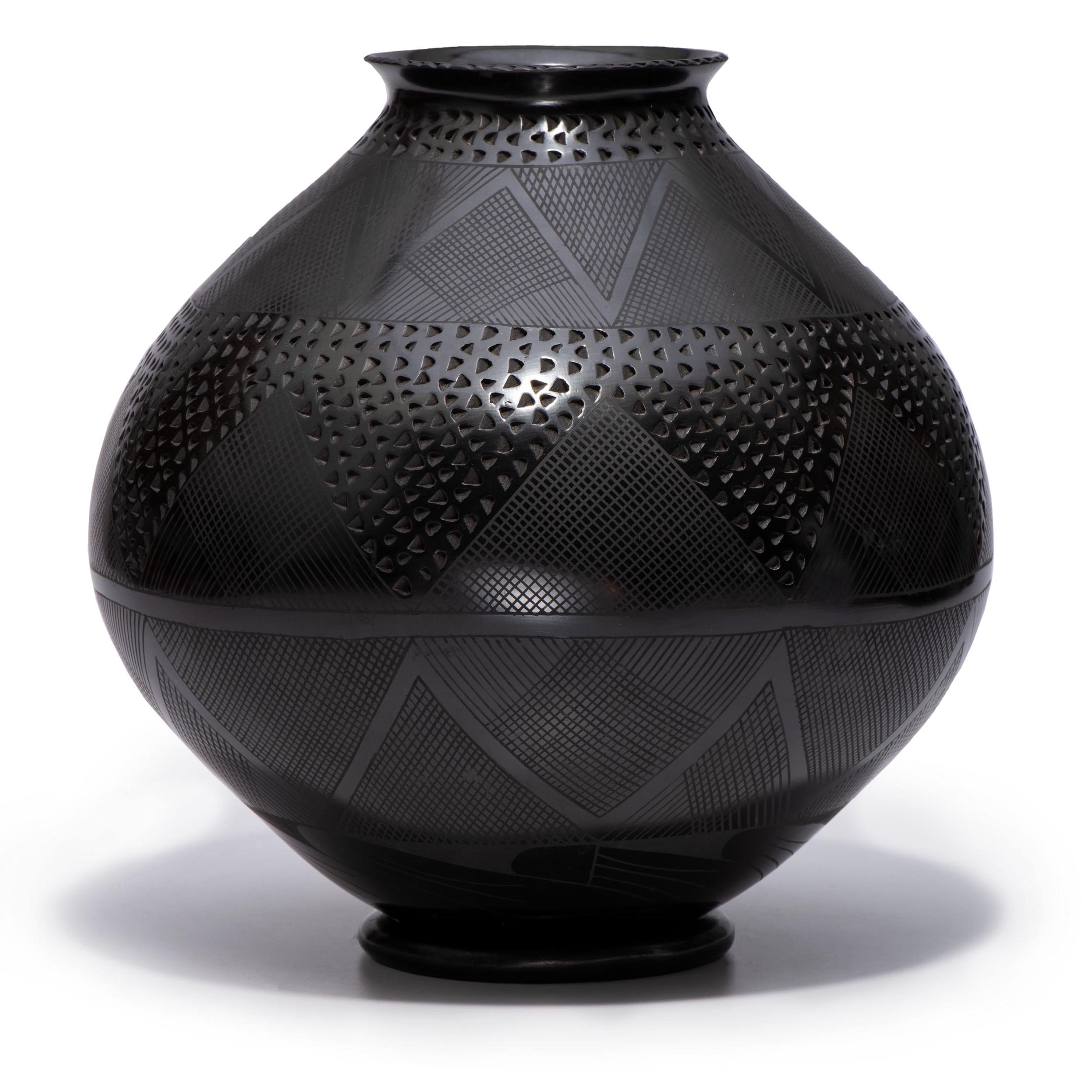 Blackware Pottery Jar