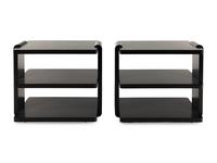 A Pair of J. Robert Scott Emile Three-Tier Side Tables