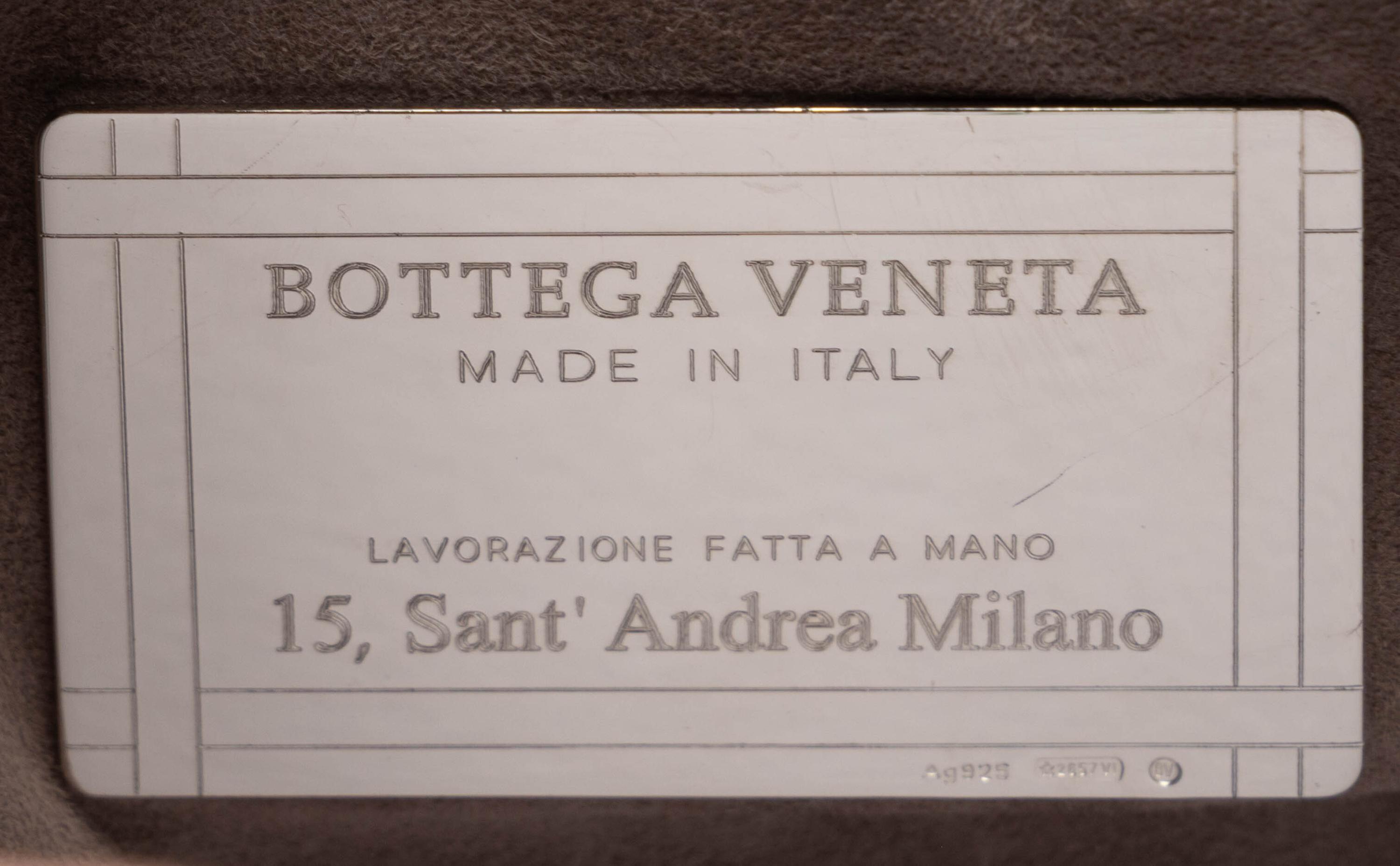 Bottega Veneta, Mixed Exotic Skin Clutch