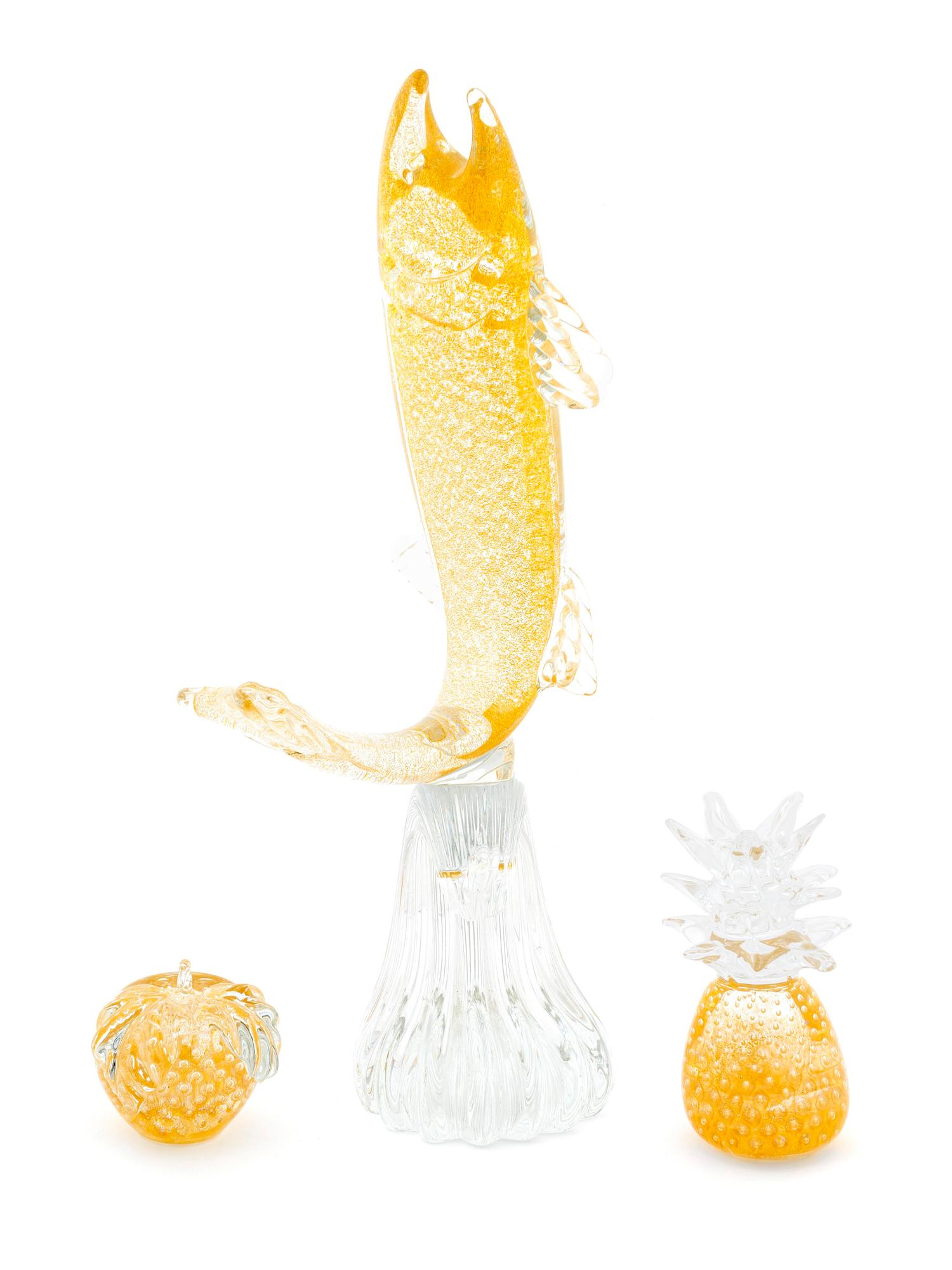 A Group of Three Murano Objects — VILCA, 20TH CENTURY