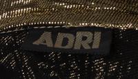 An Adri Gold Metallic Pleated Ensemble,