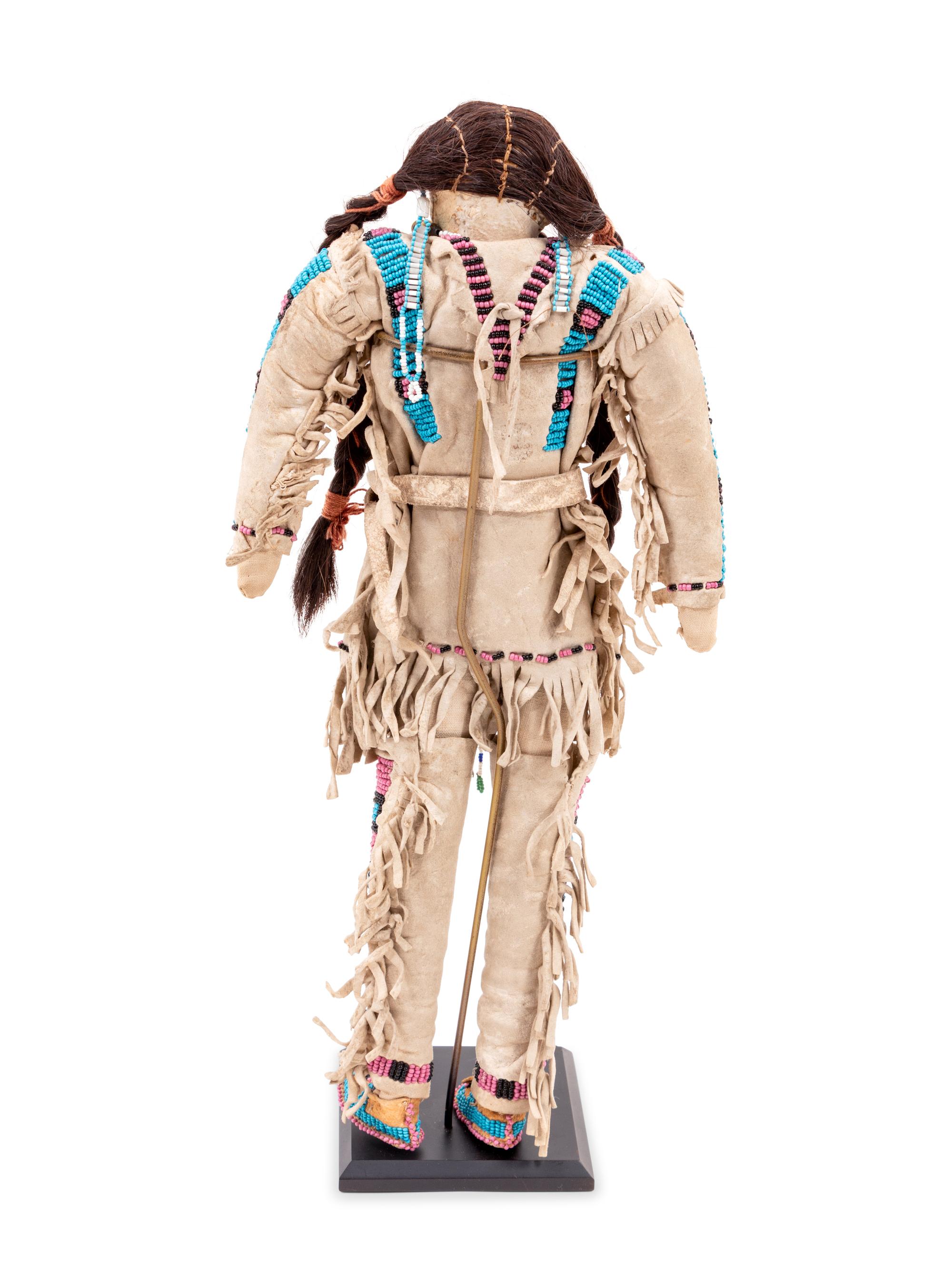 Dakota / Nakota Beaded Hide Male Doll