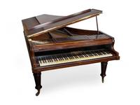A John Broadwood & Sons Rosewood Semi-Grand Piano