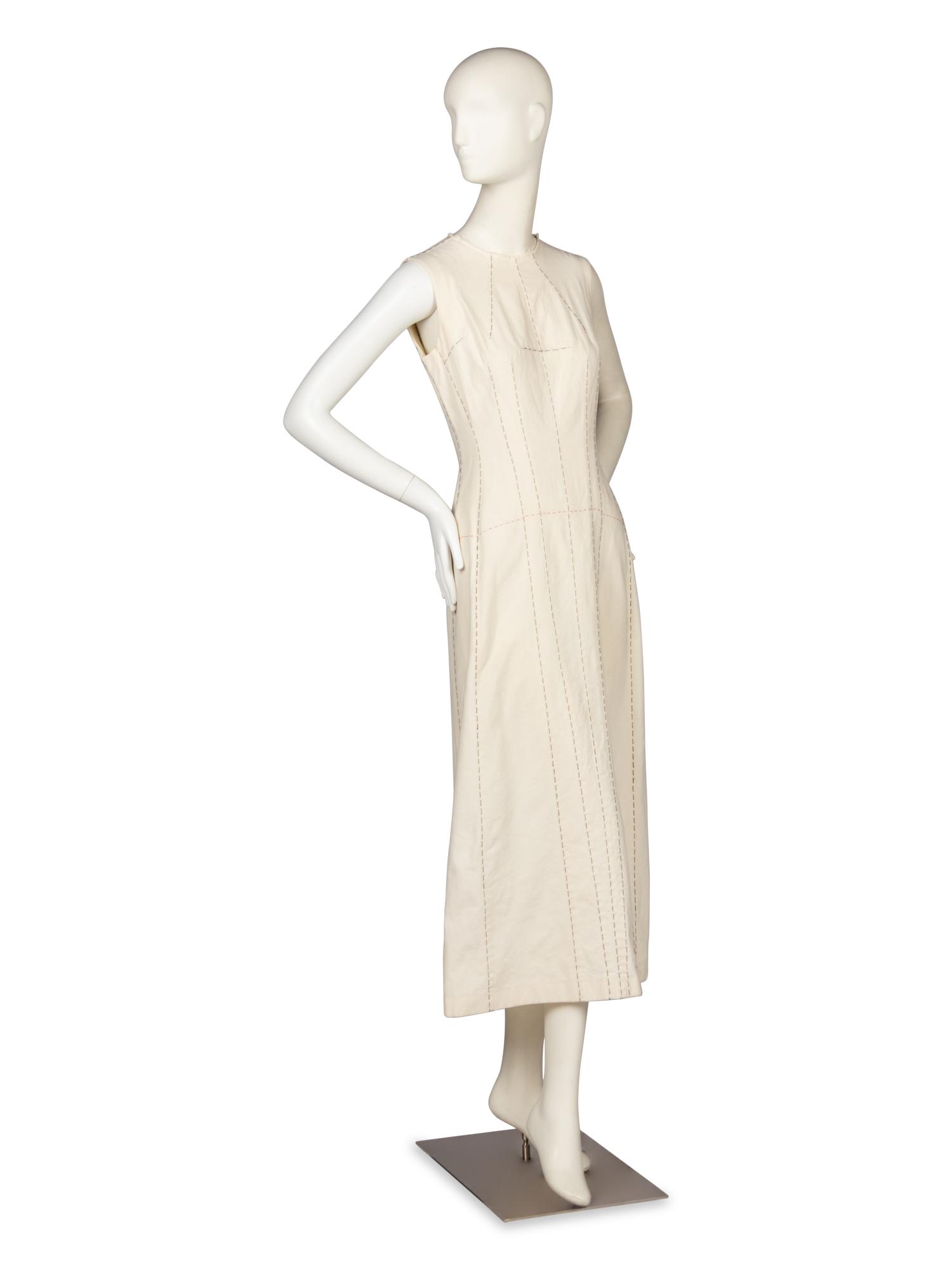 Yohji Yamamoto, Topstitched Dress, S/S 2000