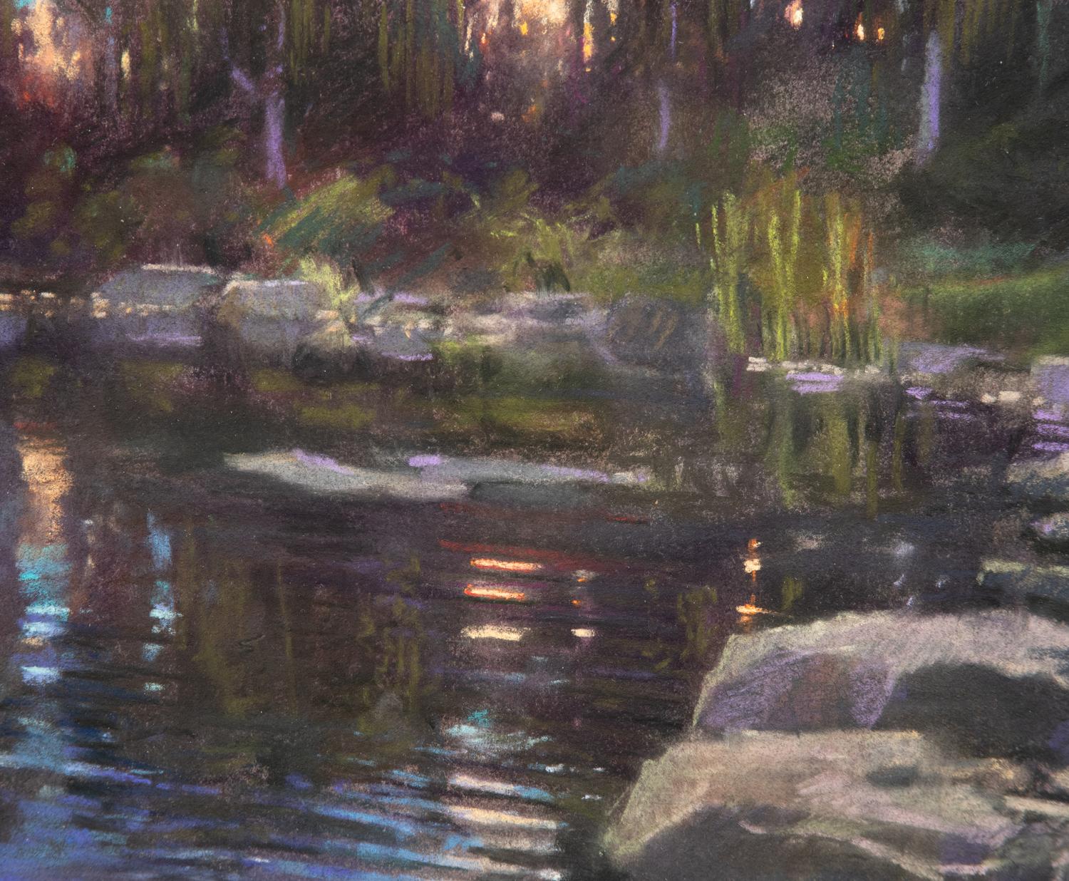 Landscape with Rocky Lake Shoreline