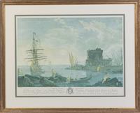 A Nautical Print 15 3/4 x 23 3/4 inches.